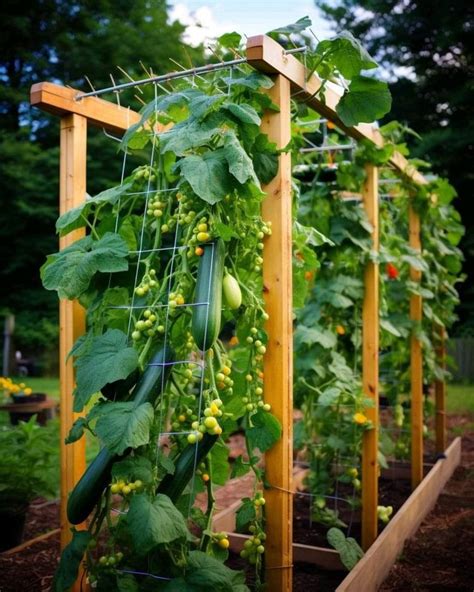 cucumber trellis ideas|free standing cucumber trellis.